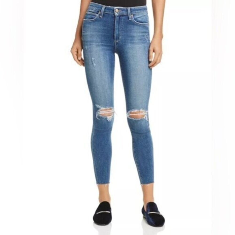 Anthropologie Joe's Jeans Women Skinny Jeans Charlie High Rise waist distressed